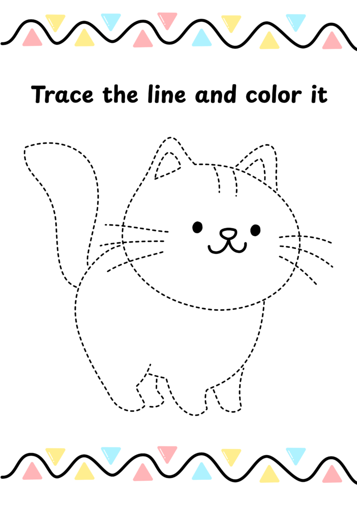 blue illustration daily activity kids cover book a4 document (2)