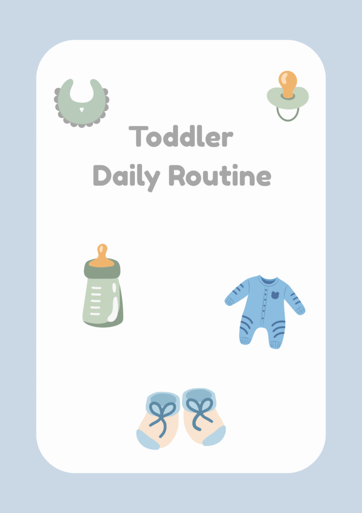 toddler daily routine starter kit