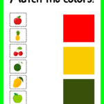circle the green fruits! (2)