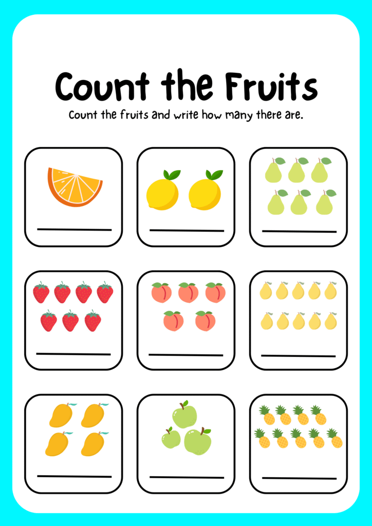 circle the green fruits! (3)